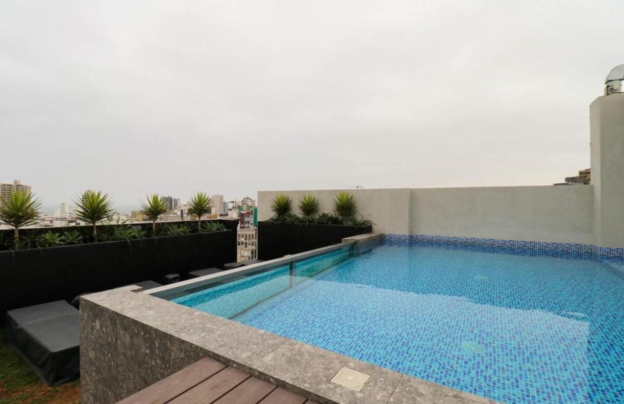 Exclusivo Y Moderno Depa En Miraflores Vista Al Mar Y A La Ciudad Amoblado Apartments Lima Ngoại thất bức ảnh