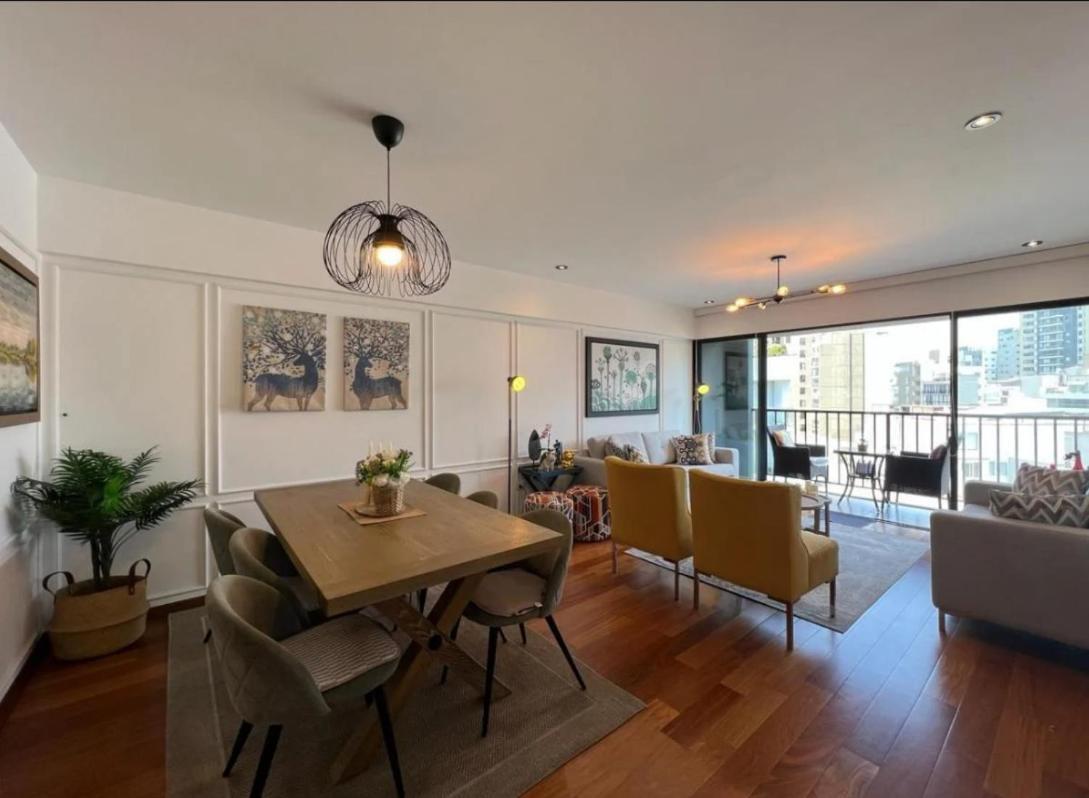 Exclusivo Y Moderno Depa En Miraflores Vista Al Mar Y A La Ciudad Amoblado Apartments Lima Ngoại thất bức ảnh